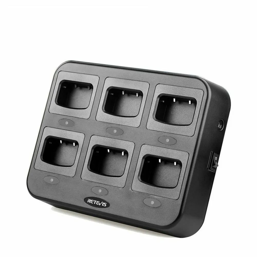 

Зарядная станция для раций Retevis R22777, контроль процесса, индикация заряда, Черный, R22077