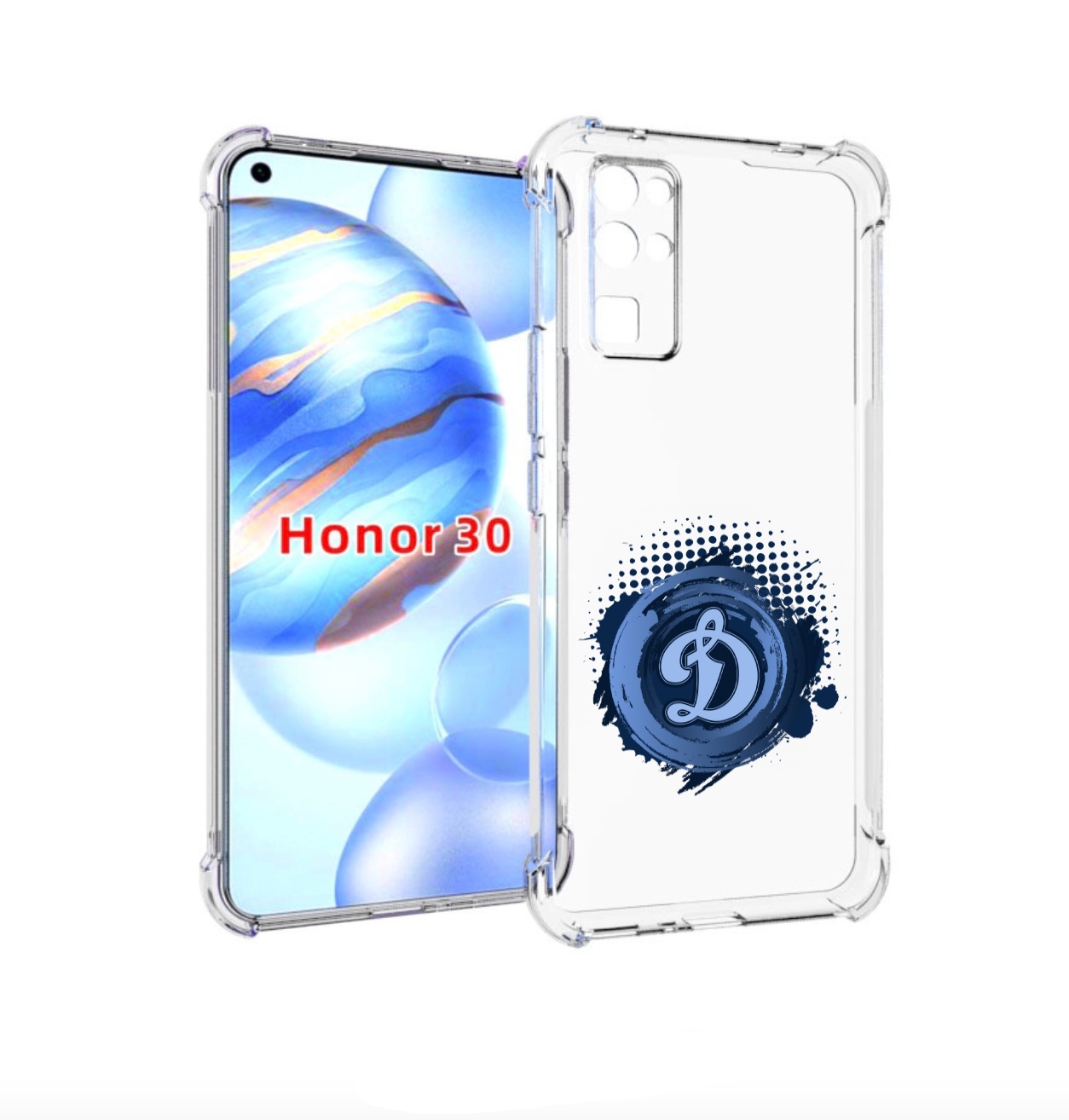 

Чехол бампер MyPads хк динамо москва мужской для Honor 30 (BMH-A, Прозрачный, Tocco