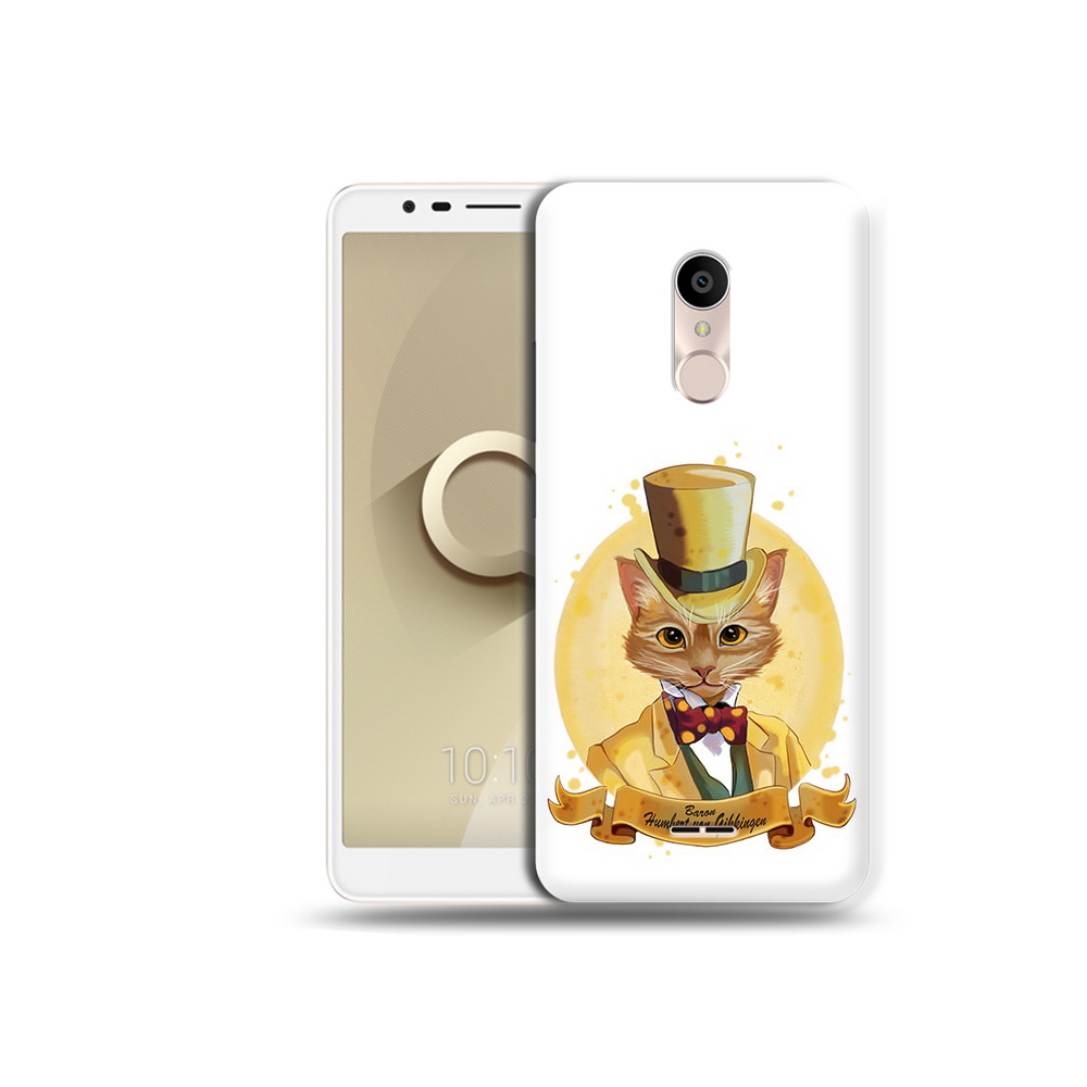 

Чехол MyPads Tocco для Alcatel 3C 5026D кот юрист, Прозрачный, Tocco