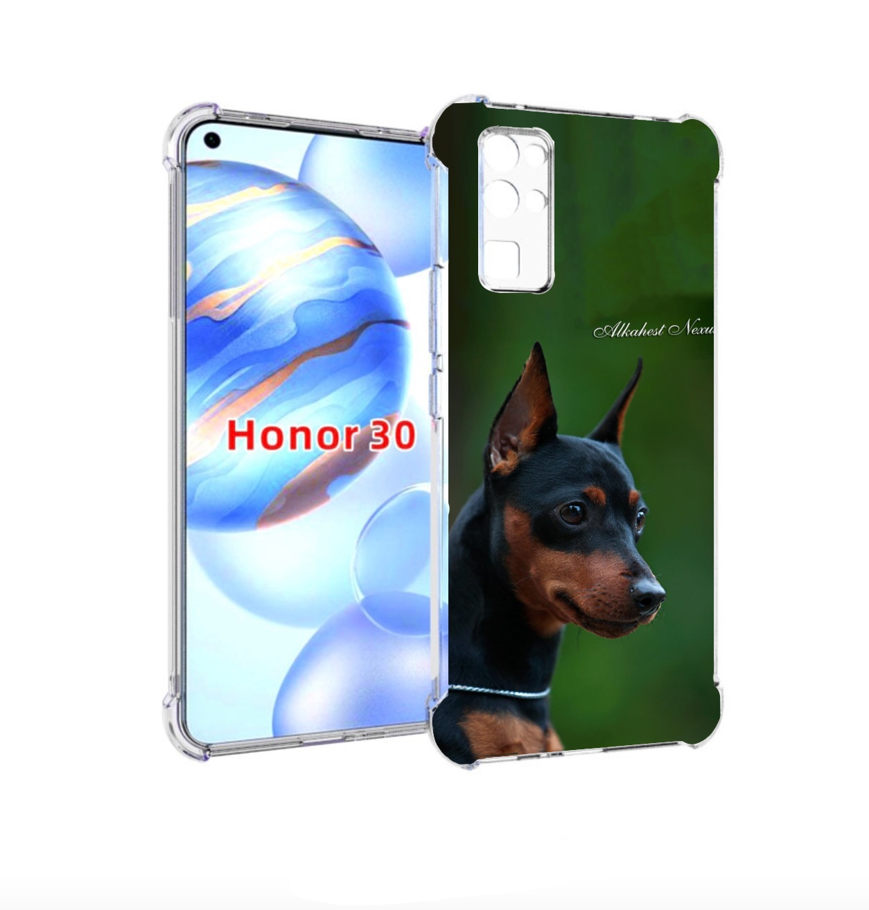 

Чехол бампер MyPads цвергпинчер черпинчер для Honor 30 (BMH-AN10, Прозрачный, Tocco