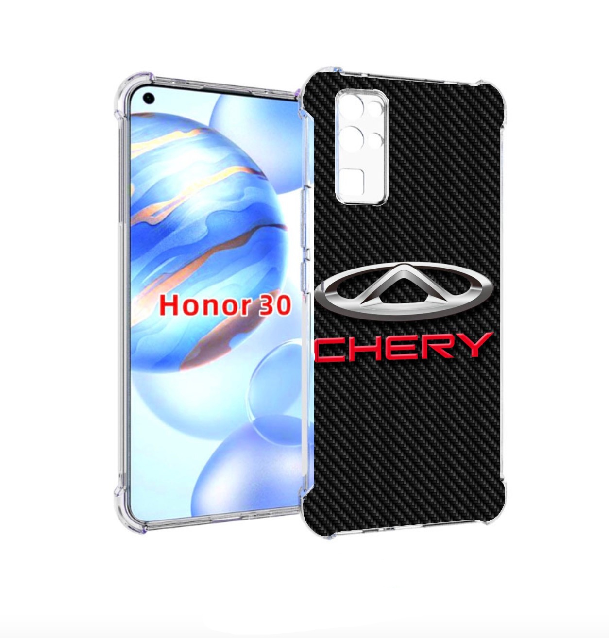 

Чехол бампер MyPads чери chery 2 для Honor 30 (BMH-AN10) противо, Прозрачный, Tocco