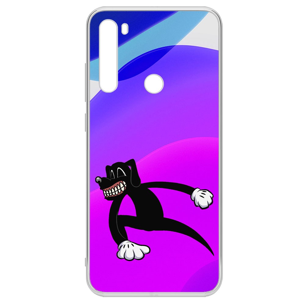 фото Чехол-накладка krutoff clear case хаги ваги - картун дог для xiaomi redmi note 8t