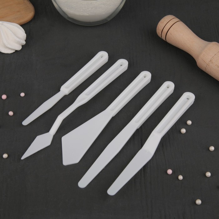 

Набор для моделирования кондитерских украшений, 5 шт