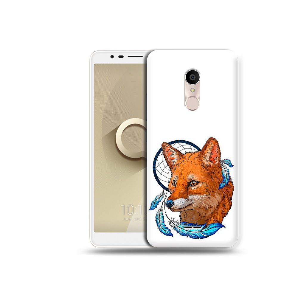 

Чехол MyPads Tocco для Alcatel 3C 5026D лиса и ловец снов, Прозрачный, Tocco