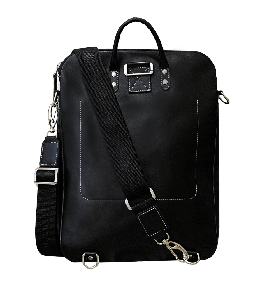 Сумка-рюкзак мужская Apache 9713 черная