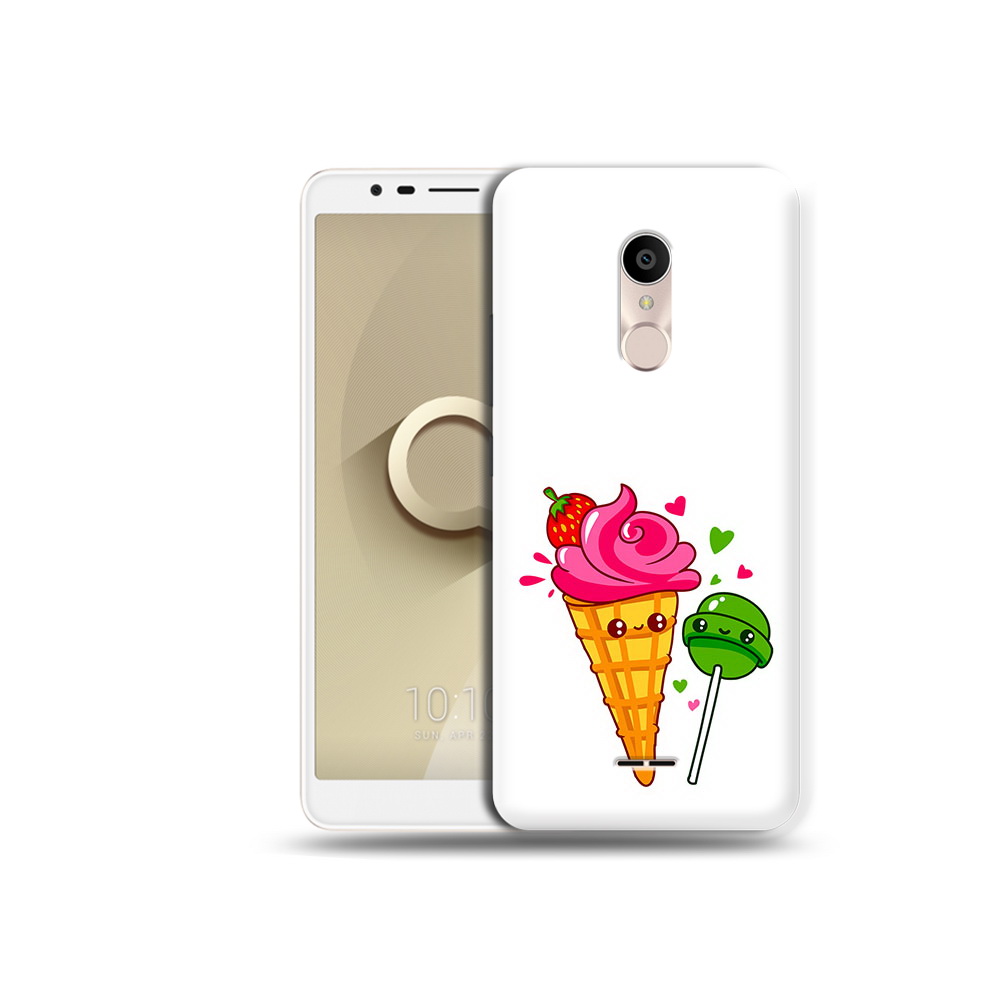 

Чехол MyPads Tocco для Alcatel 3C 5026D Вкусняшки, Прозрачный, Tocco