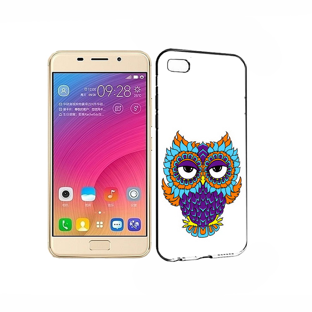 

Чехол MyPads Tocco для Asus ZenFone 3S Max Цветная сова, Прозрачный, Tocco