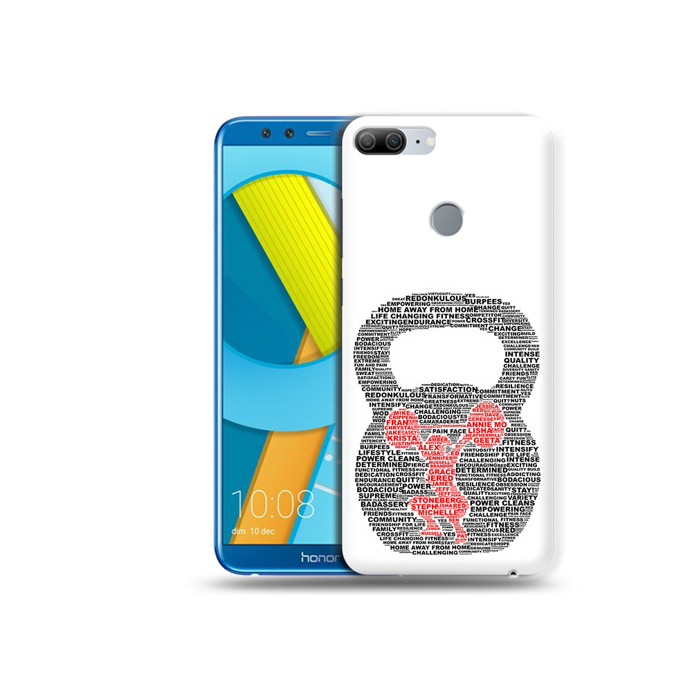 

Чехол MyPads Tocco для Huawei Honor 9 Lite бодибилдинг гиря из слов (PT117118.56.232), Прозрачный, Tocco