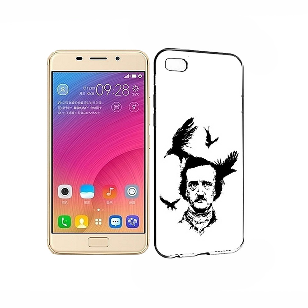 

Чехол MyPads Tocco для Asus ZenFone 3S Max Эдгар Аллан черно белый, Прозрачный, Tocco