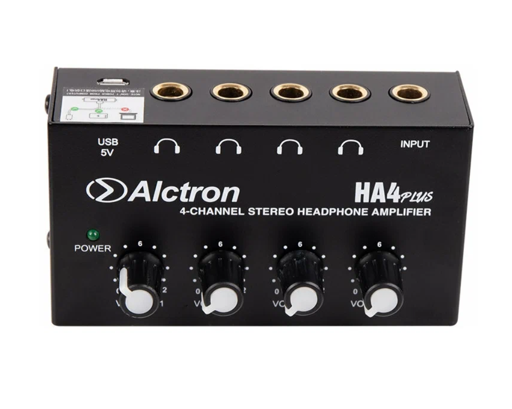 

Усилитель для наушников Alctron HA4PLUS Black, HA4PLUS