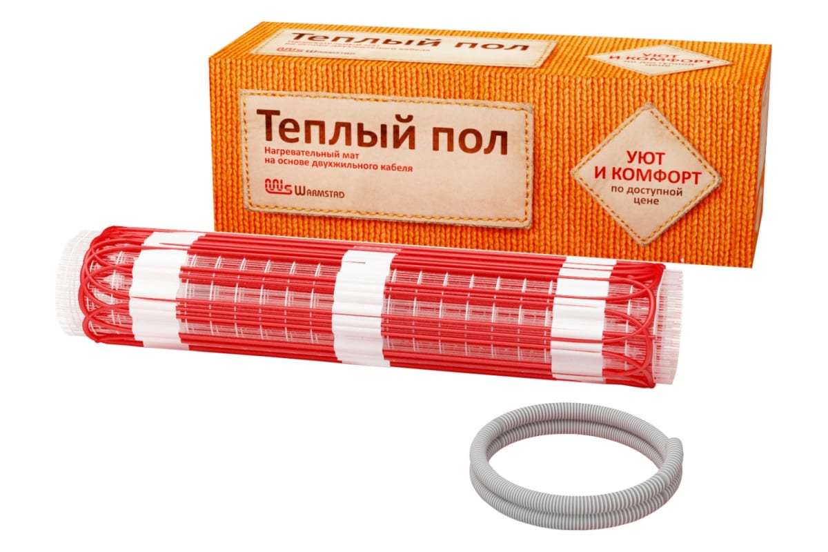

Комплект "Теплый пол" (мат) WSM 1530Вт/10.2кв.м Warmstad 2206173