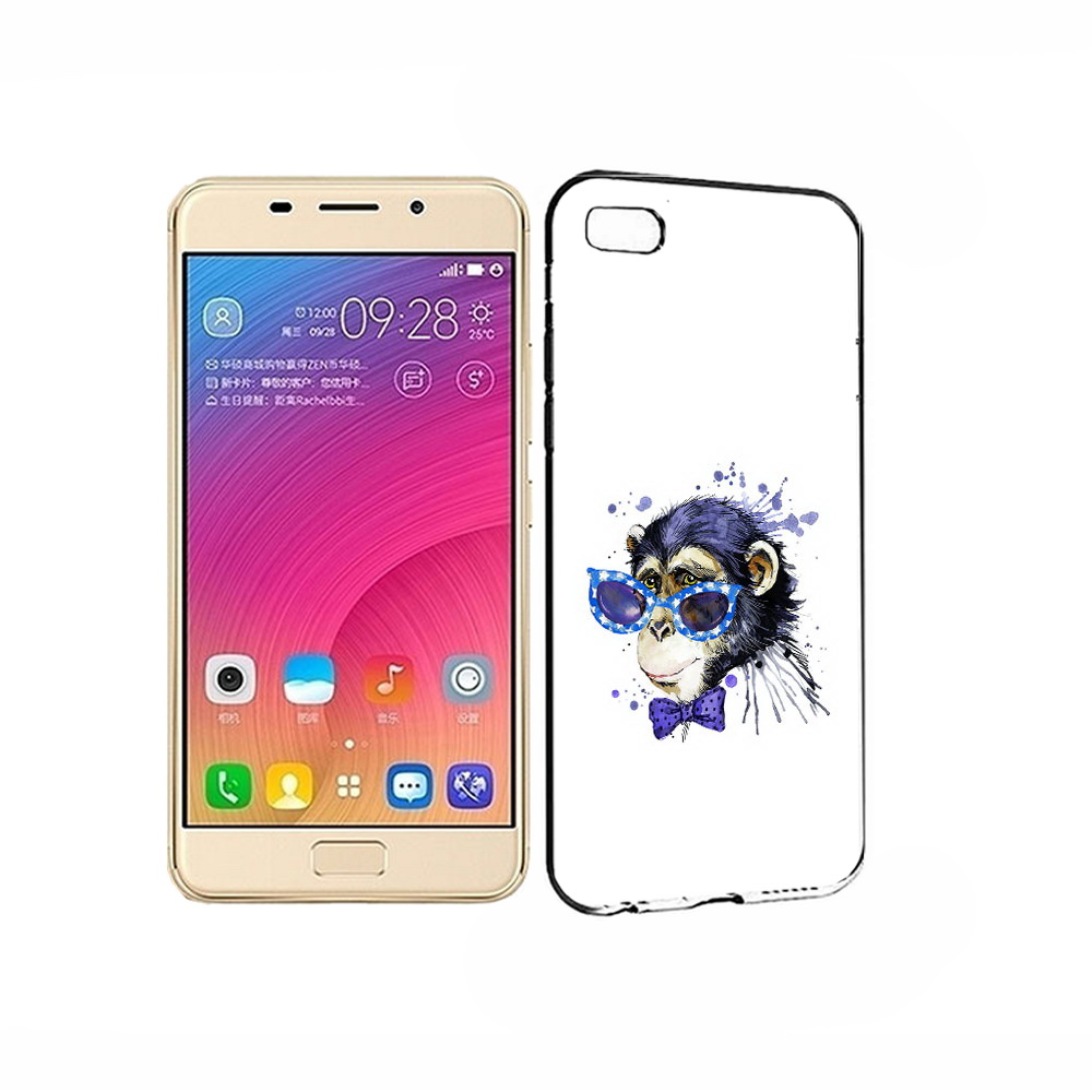 Чехол MyPads Tocco для Asus ZenFone 3S Max акварельная обезьяна