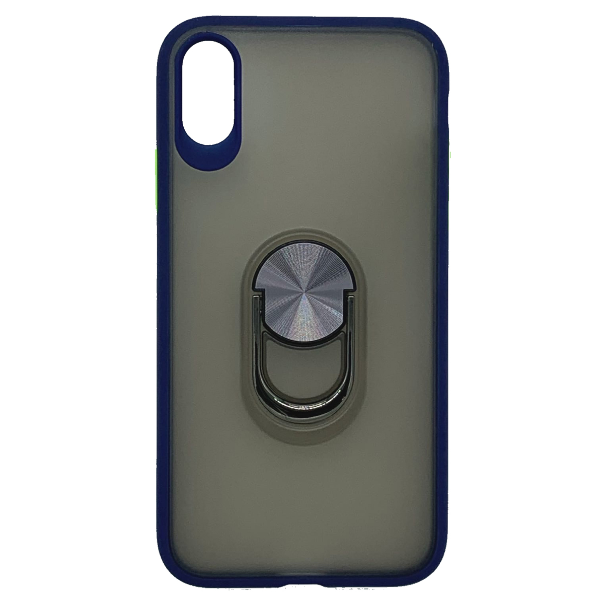 

Чехол силиконовый для iPhone X / XS противоударный Gingle Ring series темно-синий, Apple iPhone X / XS