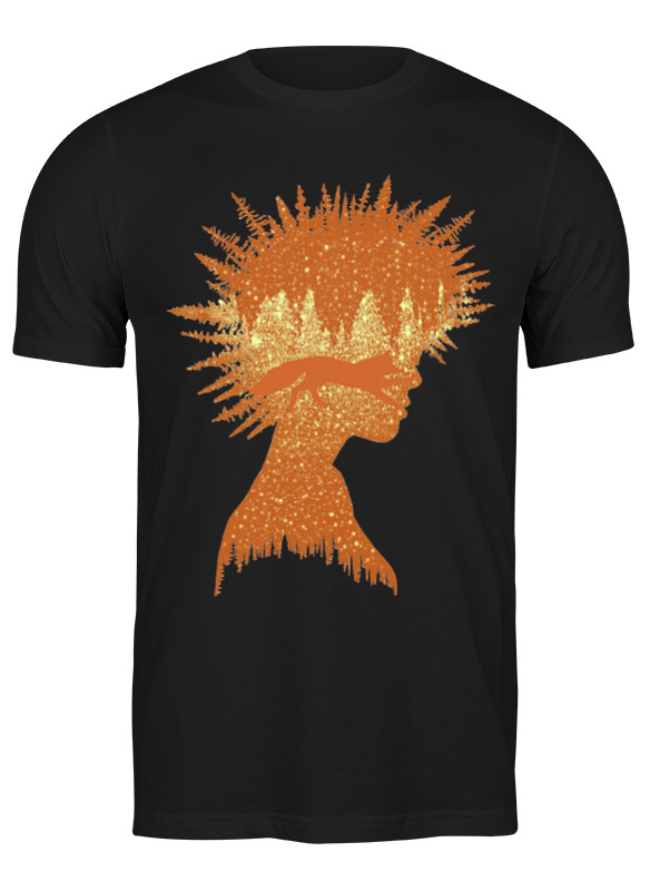 

Футболка мужская Forest 2988124 Printio черная 3XL, Forest 2988124