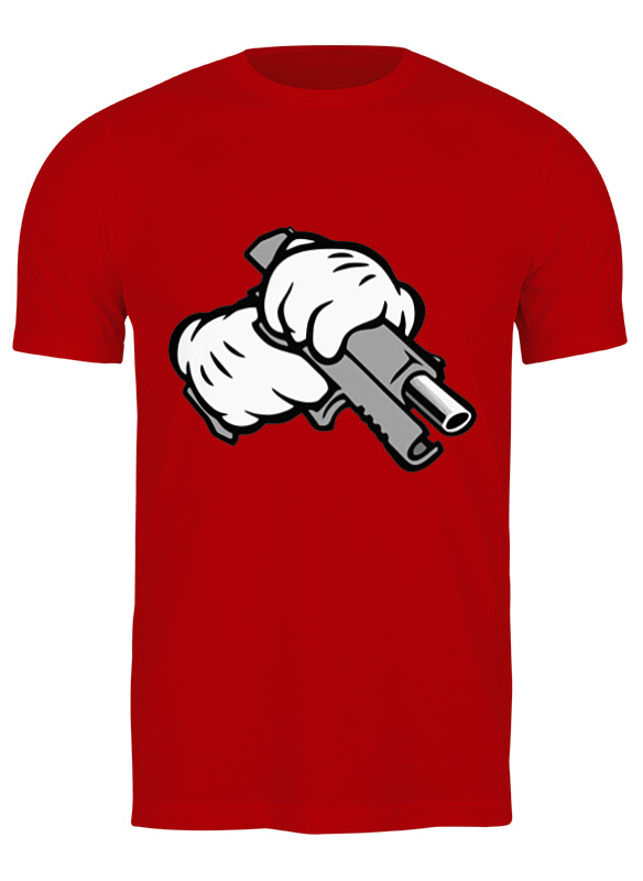 

Футболка мужская Printio Gun hands 3109725 красная 3XL, Красный, Gun hands 3109725
