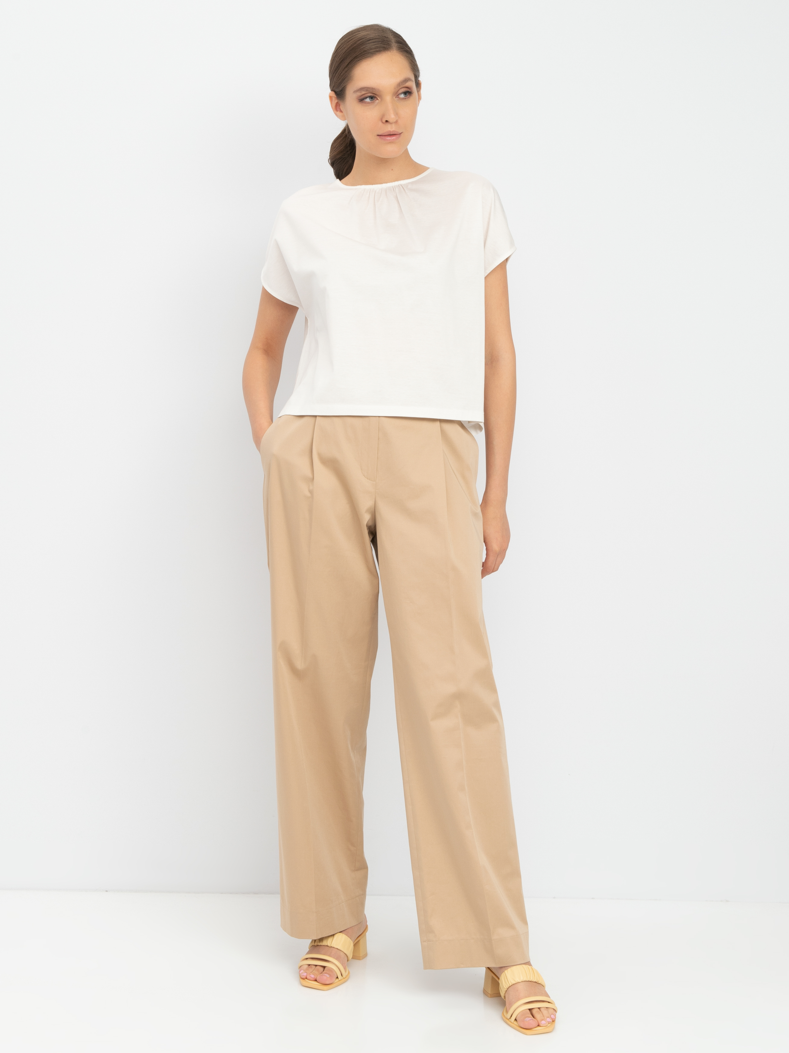 

Футболка женская Gerry Weber 170231-35033-99700 белая 44, Белый, 170231-35033