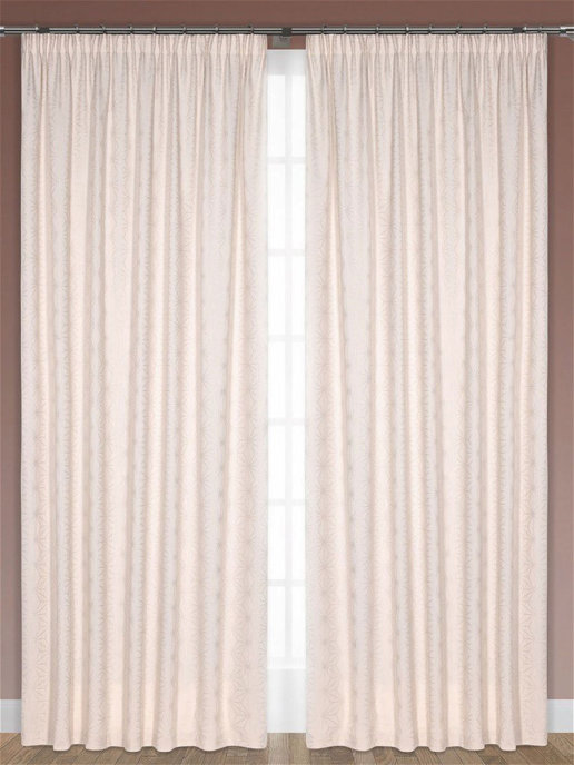 фото Бурже шторы на шторной ленте 200х270 daily by t