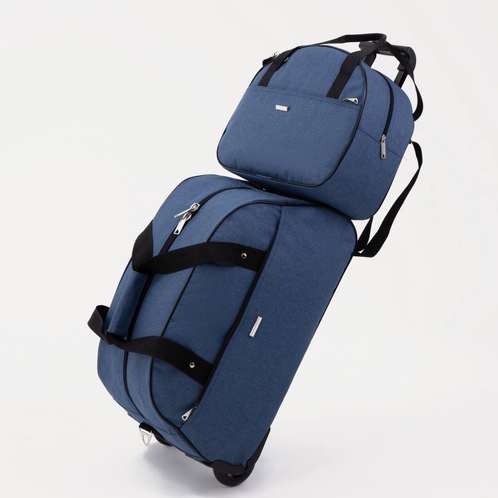 

Дорожная сумка унисекс NoBrand К-03, синий, К-03