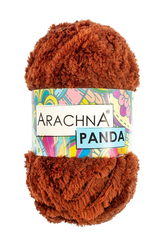 

Пряжа ARACHNA Panda 100% микрополиэстер 5х100 г 75 м №26 рыжий, Коричневый, Panda
