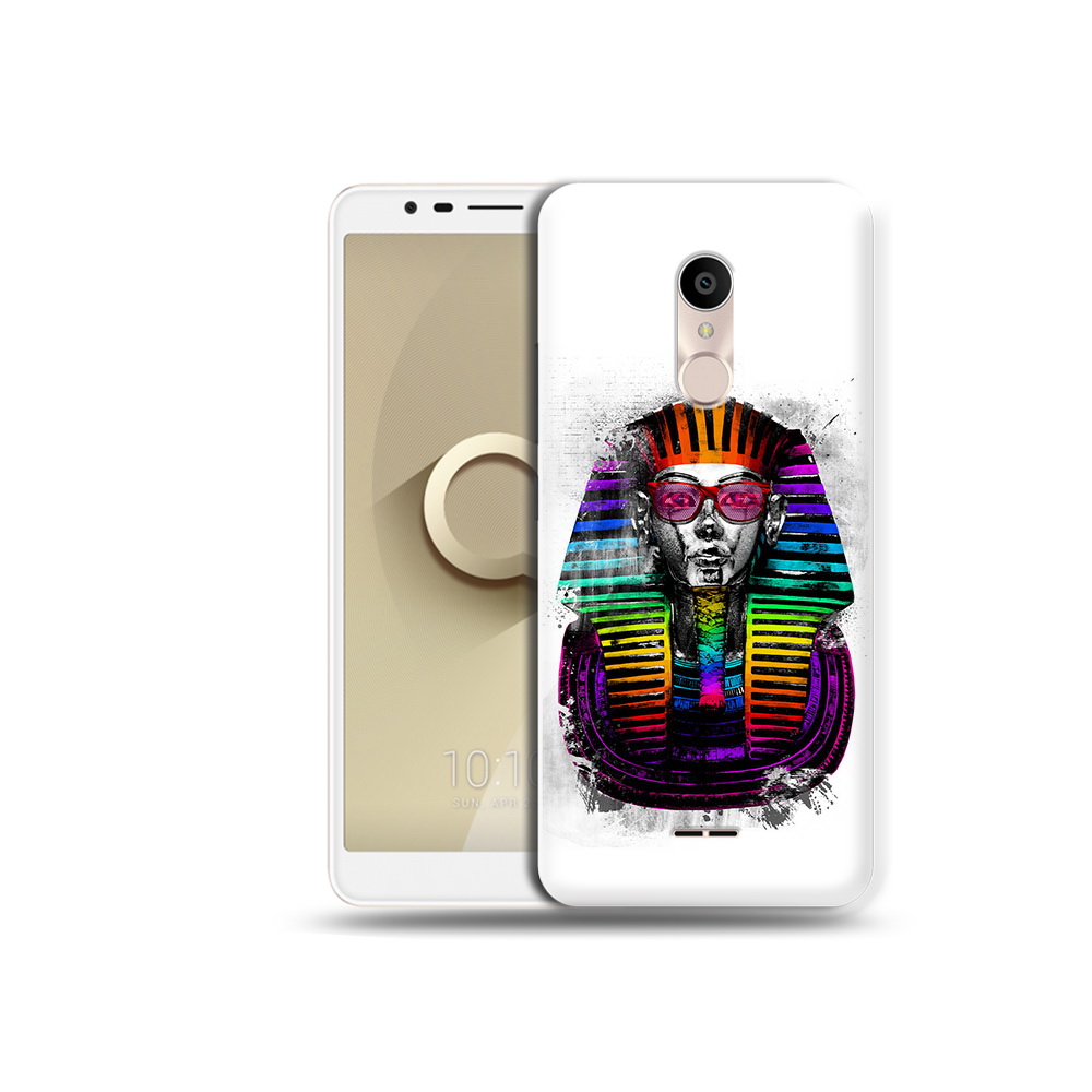 

Чехол MyPads Tocco для Alcatel 3C 5026D модная богиня, Прозрачный, Tocco