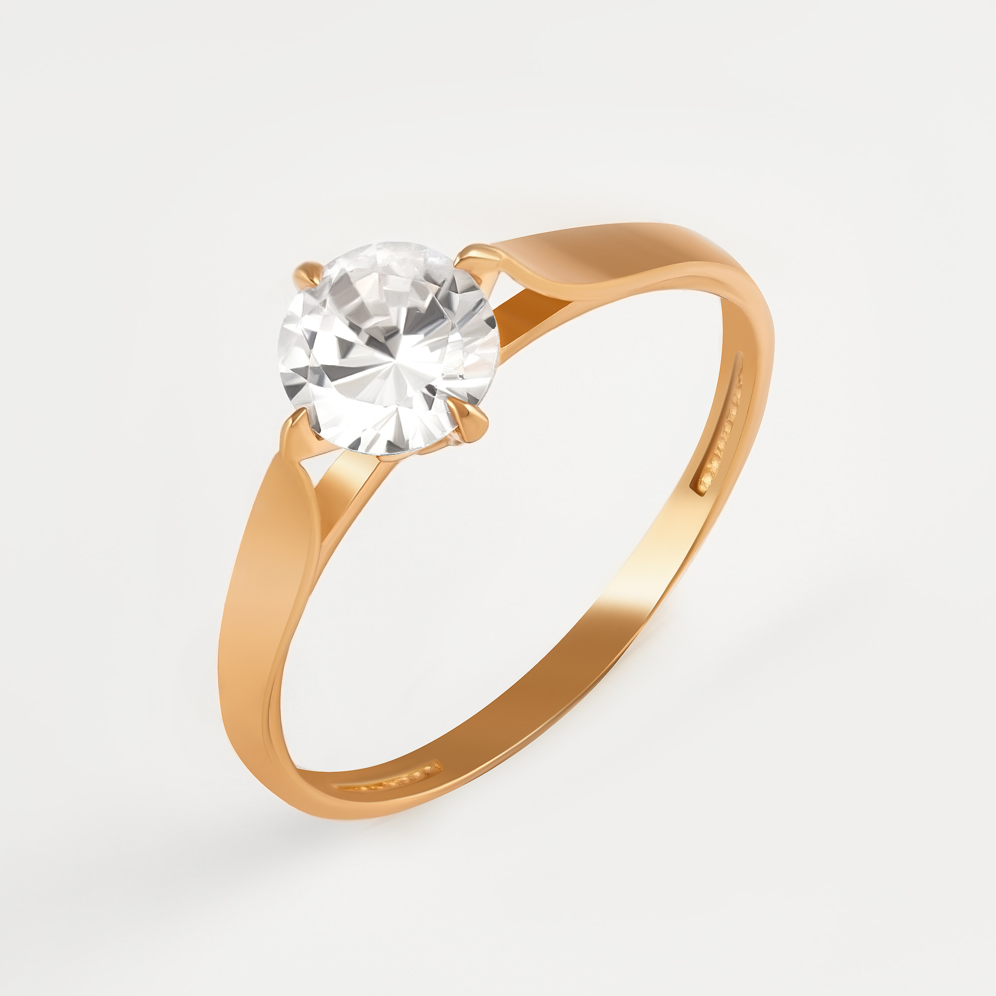 

Кольцо из золота с фианитом р.18 НАШЕ ЗОЛОТО РЫ1773441, РЫ1773441