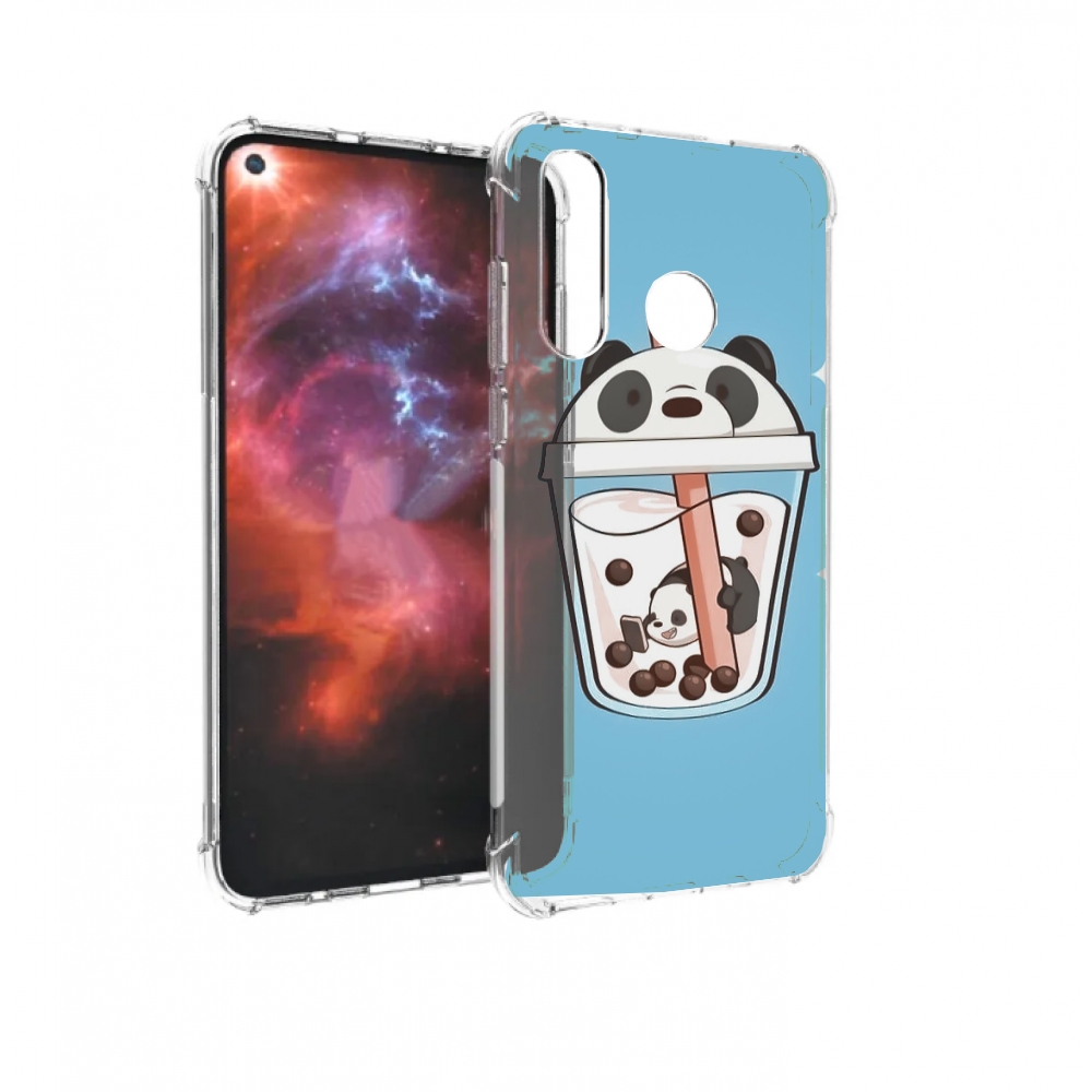 Чехол бампер MyPads Bubble tea для Huawei Nova 4 противоударный