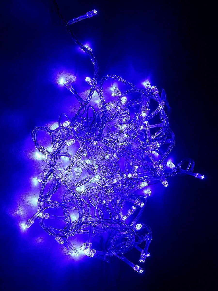 Световая гирлянда новогодняя Мастерская Деда Мороза GLQ -101T-5M-48-B 5 м синий