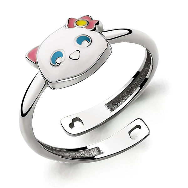 

Кольцо из серебра с эмалью р. , Aquamarine 57055_925_р, 57055_925_р