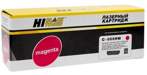 

Картридж Hi-Black HB-№055H M, Canon i-Sensys, Желтый