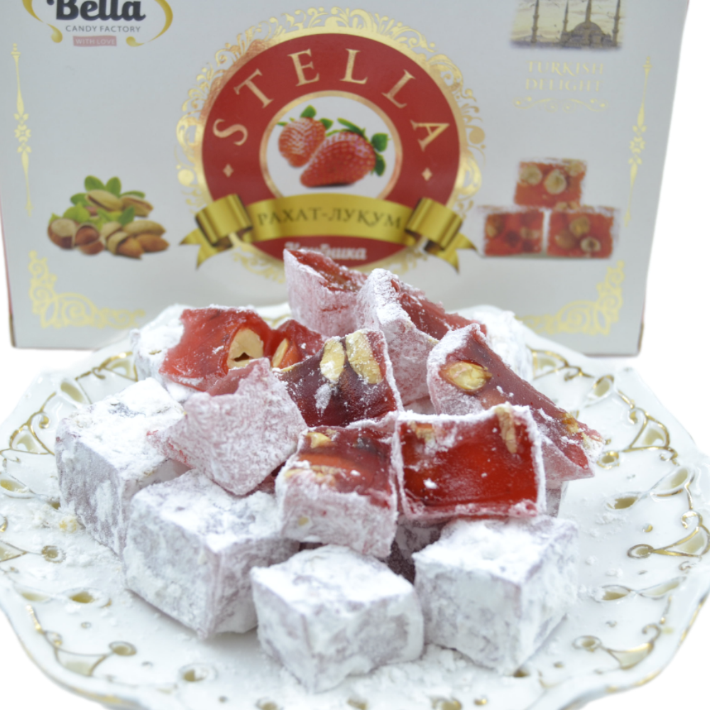 Рахат-лукум Stella клубника с орехами 250 г 249₽