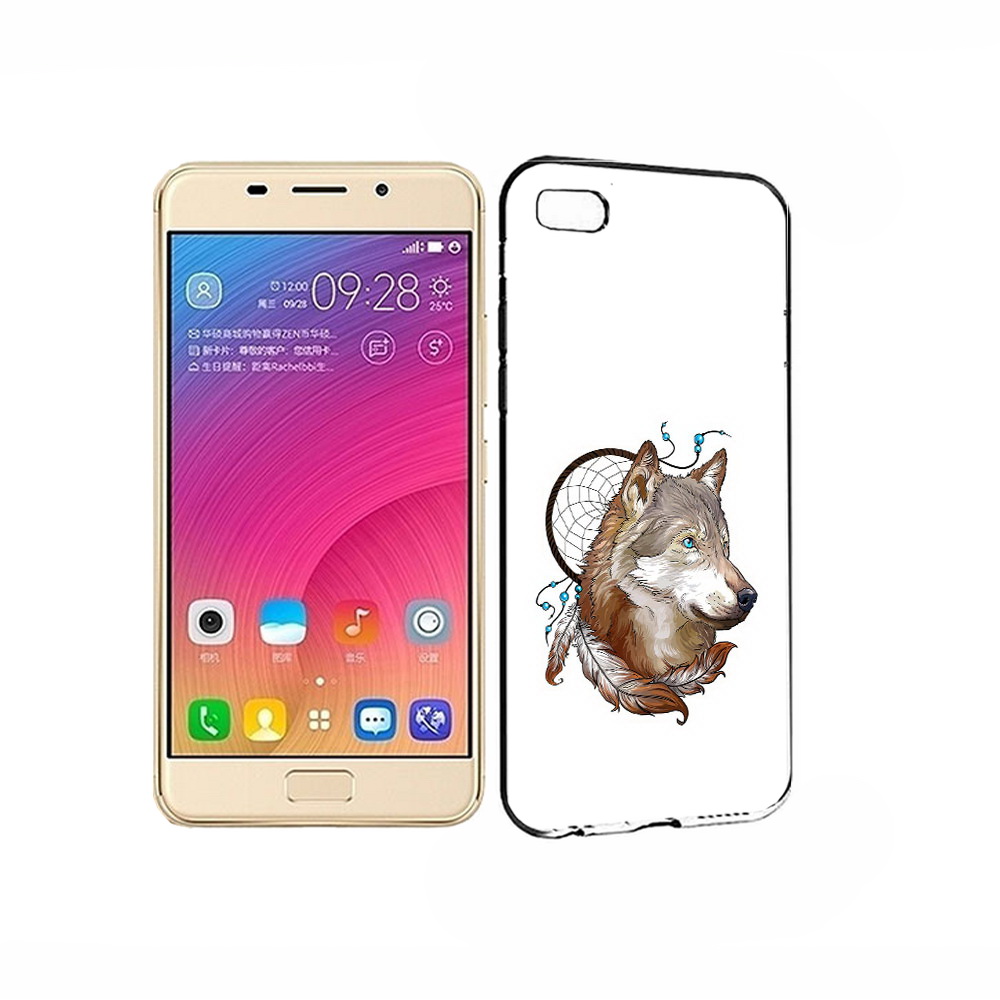 

Чехол MyPads Tocco для Asus ZenFone 3S Max волк и ловец снов, Прозрачный, Tocco