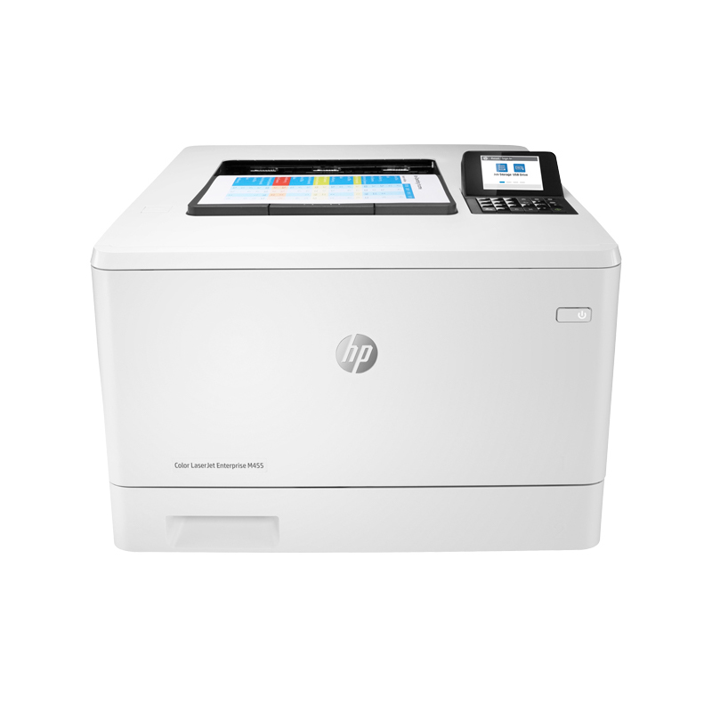 фото Лазерный принтер hp color laserjet pro m455dn white (3pz95a)