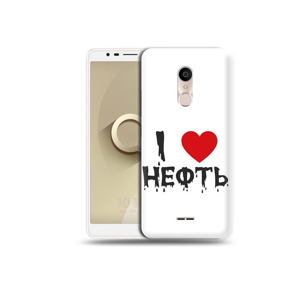 

Чехол MyPads Tocco для Alcatel 3C 5026D нефть, Прозрачный, Tocco