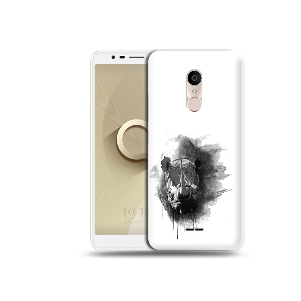 

Чехол MyPads Tocco для Alcatel 3C 5026D носорог, Прозрачный, Tocco
