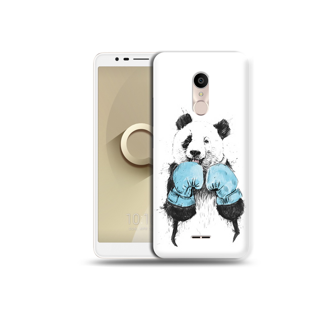 

Чехол MyPads Tocco для Alcatel 3C 5026D панда боксер, Прозрачный, Tocco