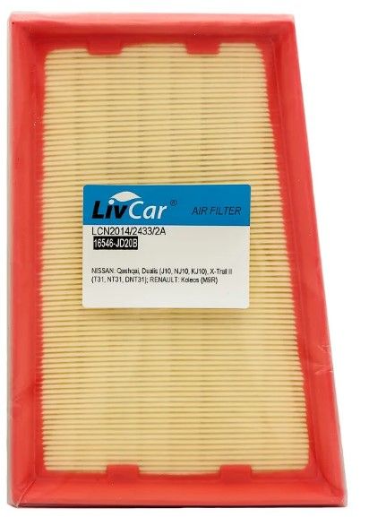 Фильтр Livcar Воздушный Lcn201424332A LivCar LCN201424332A 490₽