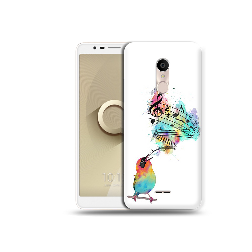 

Чехол MyPads Tocco для Alcatel 3C 5026D певчая птичка, Прозрачный, Tocco