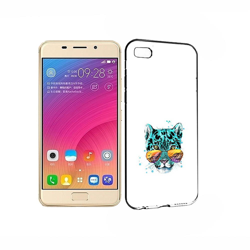 

Чехол MyPads Tocco для Asus ZenFone 3S Max голубой лео, Прозрачный, Tocco