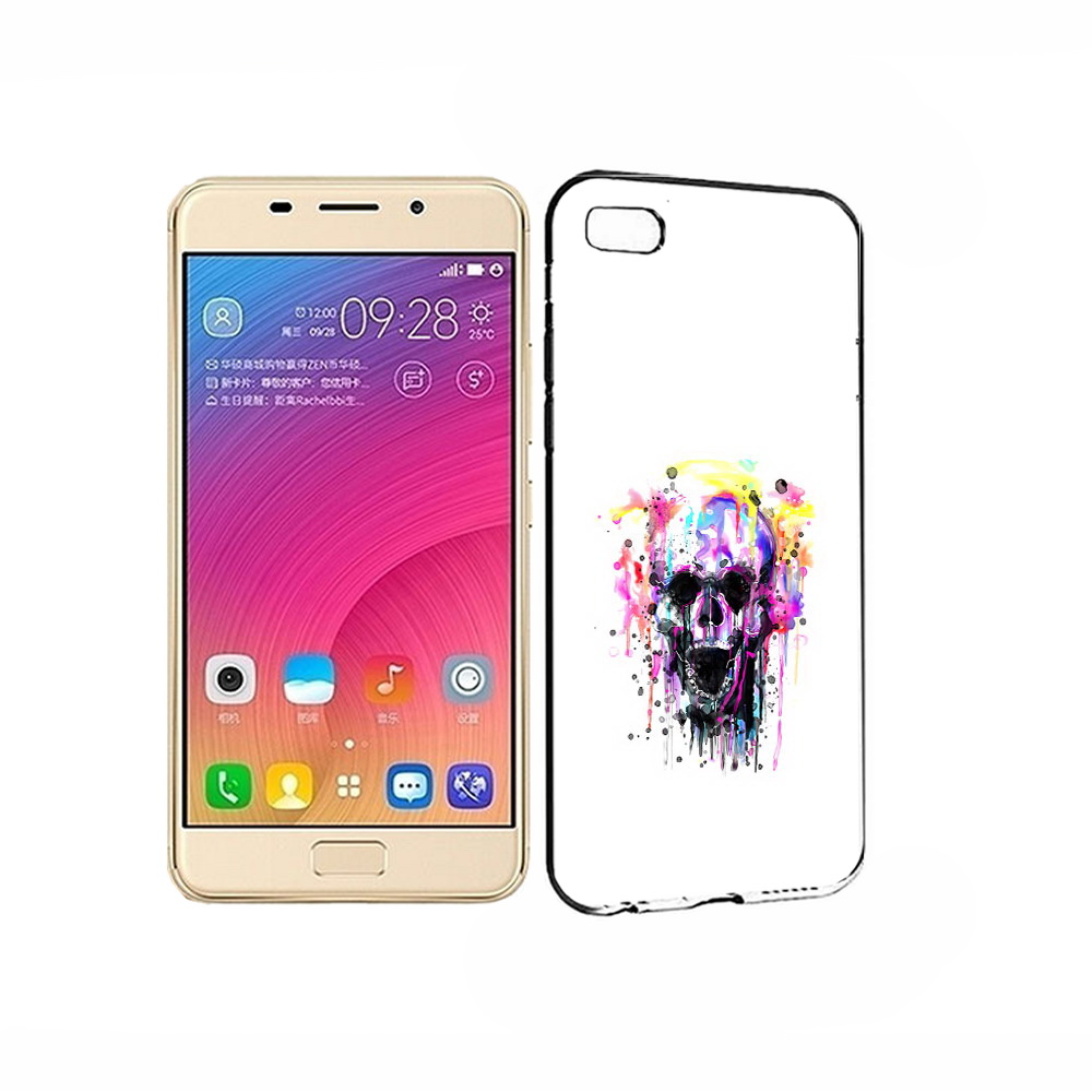 

Чехол MyPads Tocco для Asus ZenFone 3S Max граффити череп, Прозрачный, Tocco