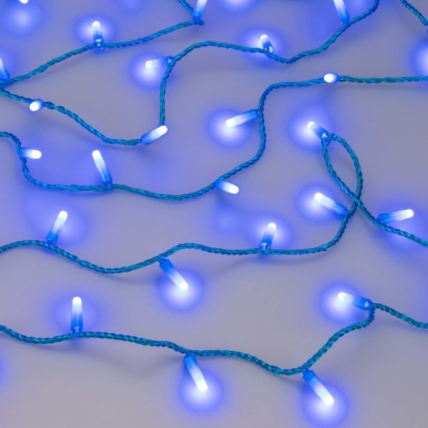 фото Светодиодная гирлянда ard-string-classic-10000-blue-100led-milk-flash blue arlight