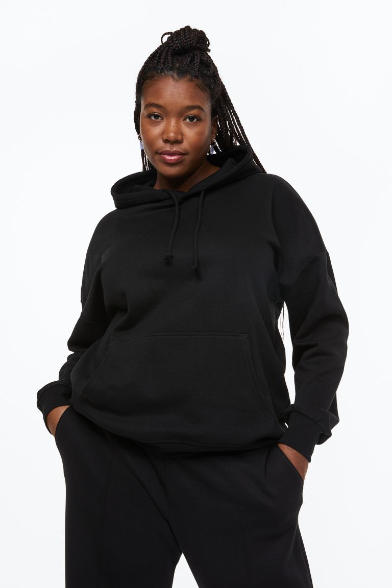

Худи женское H&M 1095004001 черное L (доставка из-за рубежа), 1095004001