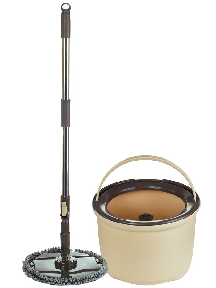 Набор для уборки Boomjoy JY8713 SPIN MOP M7 с отжимом и ведром