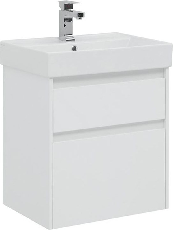 

Тумба с раковиной Aquanet Nova Lite 60 242575+242905 W, Белый