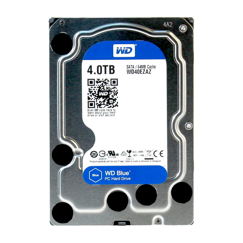 фото Внутренний жесткий диск western digital wd blue 4tb (wd40ezaz)