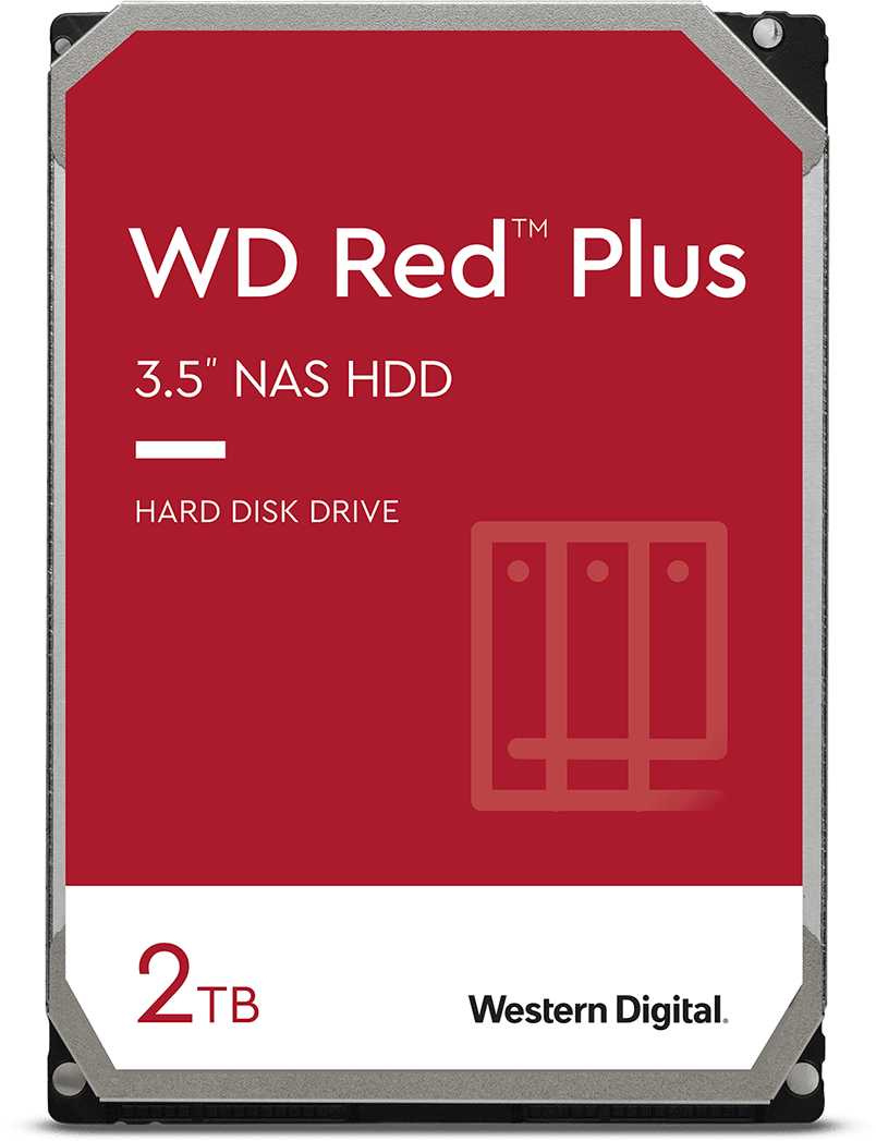 фото Внутренний жесткий диск western digital wd red plus 2tb (wd20efzx)