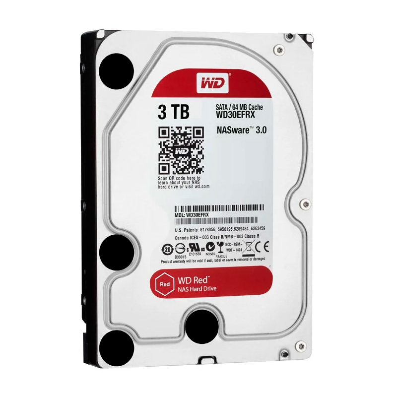 фото Внутренний жесткий диск western digital wd red plus 3tb (wd30efzx)