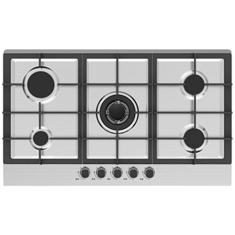 

Встраиваемая варочная панель газовая Midea 90G50ME005SFT серебристый, 90G50ME005SFT