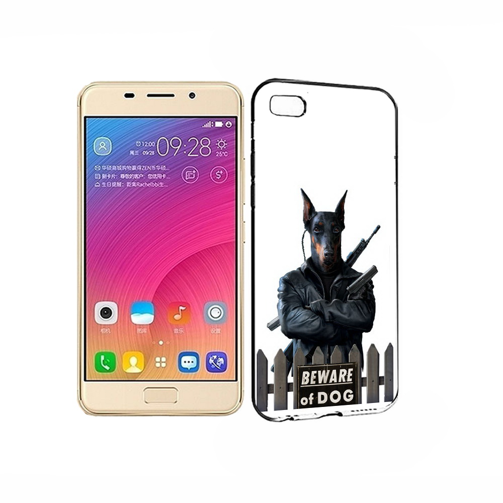 Чехол MyPads Tocco для Asus ZenFone 3S Max доберман