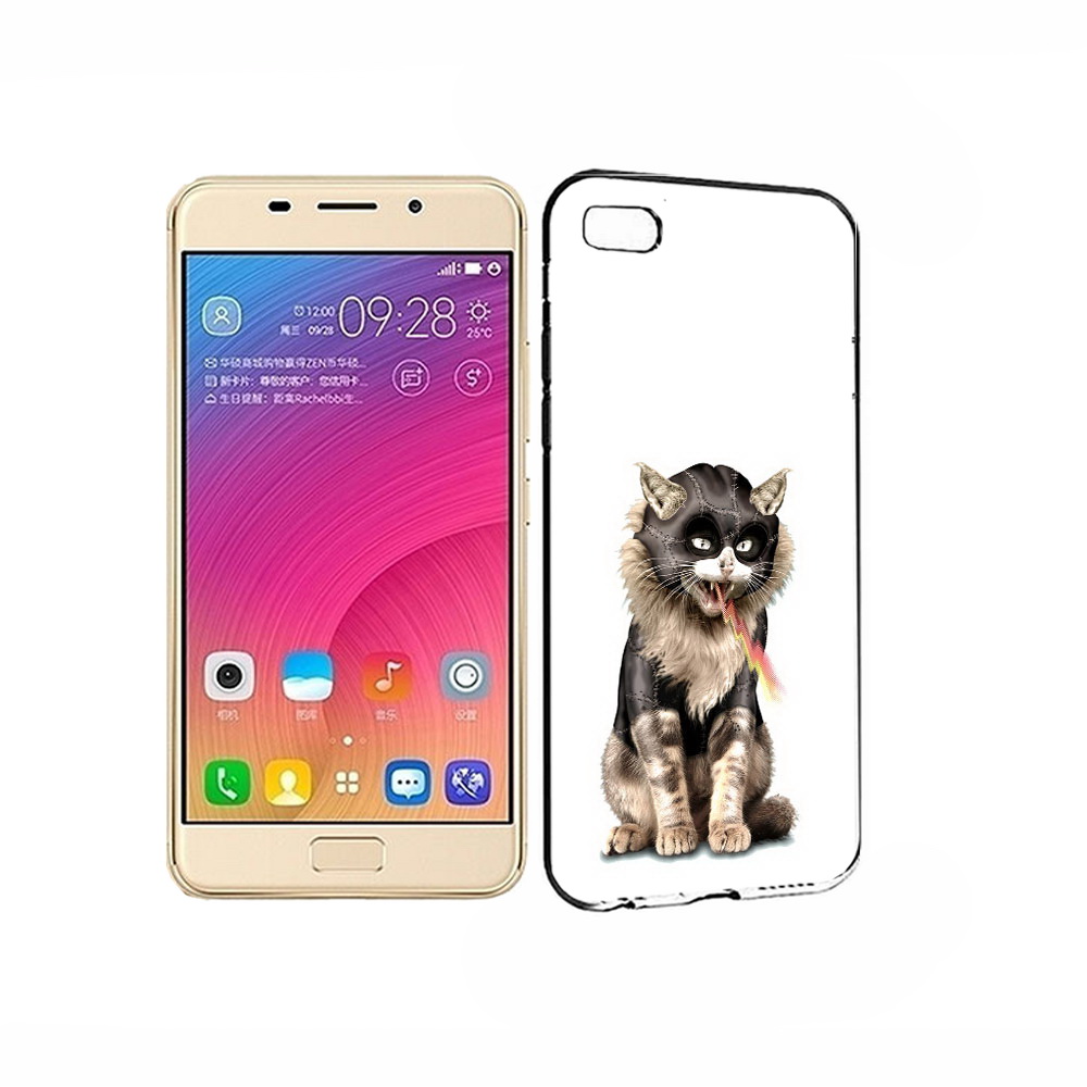 Чехол MyPads Tocco для Asus ZenFone 3S Max дьяволский кот