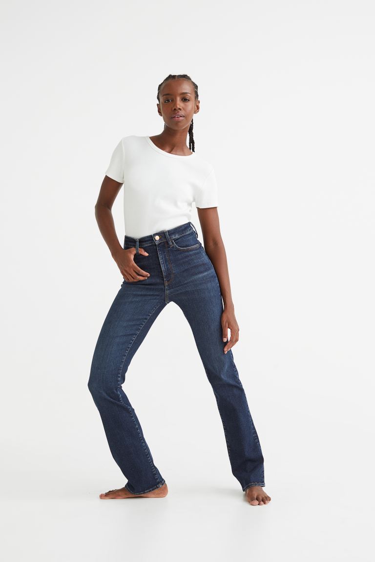 

Джинсы женские H&M 1095284002 синие XS (доставка из-за рубежа), Синий, 1095284002